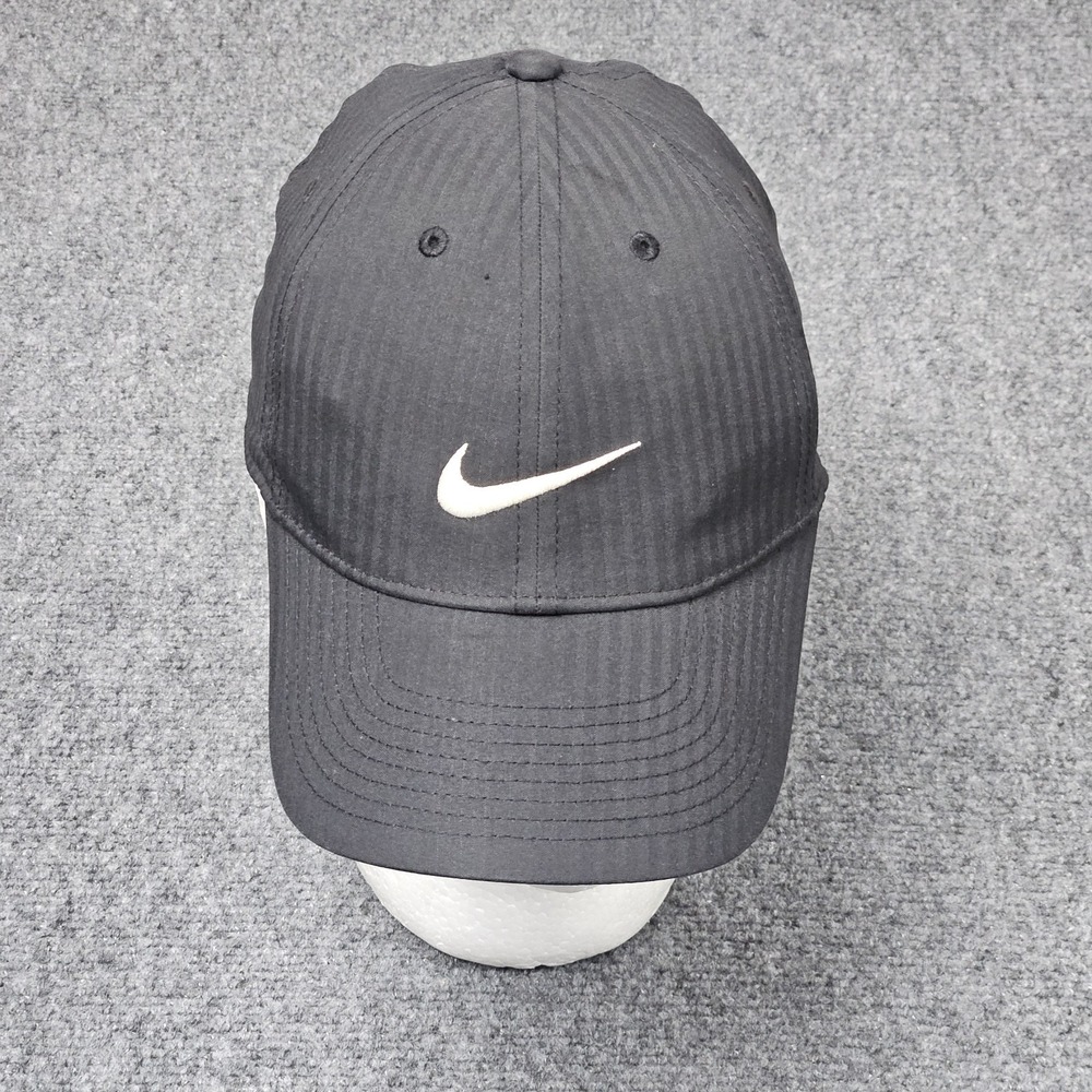 Nike Legacy91 Hat Golfcore Black Dri Fit Strapback Swoosh Athletic Cap Sporty